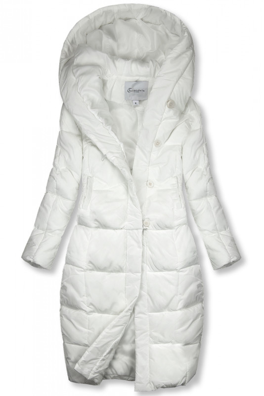 Fehér színű téli kabát 2 az 1-ben