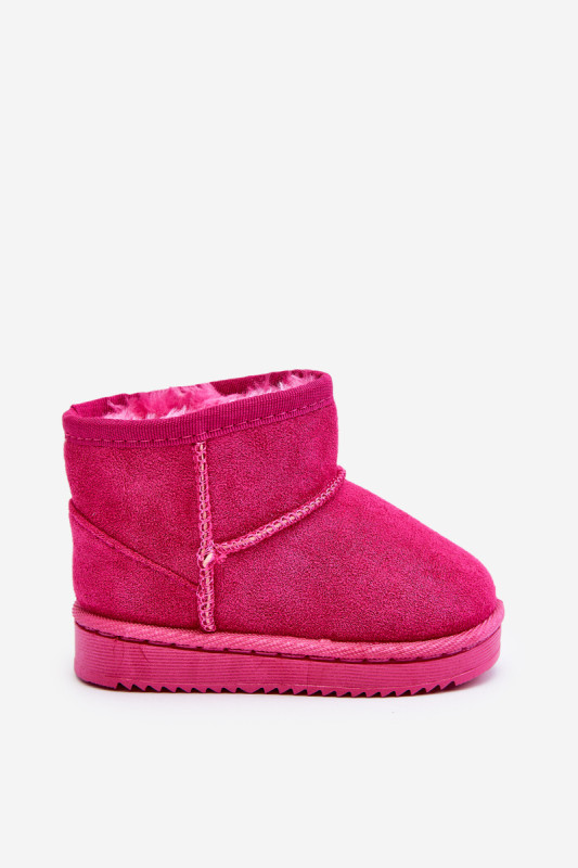 Bélelt rózsaszínű slip-on hótaposó
