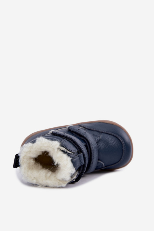 Kék bőr barefoot hócipő