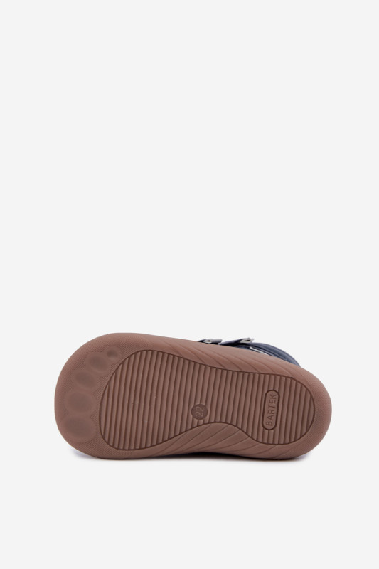 Kék bőr barefoot hócipő