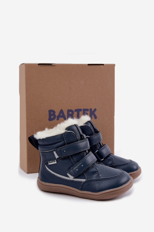 Kék bőr barefoot hócipő