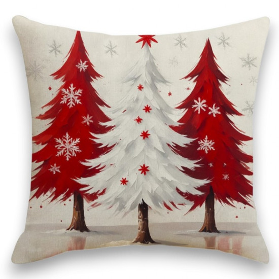 HOLY karácsonyi díszpárnahuzat, 45 × 45 cm