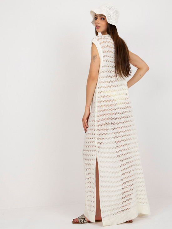Oversize maxi ruha ekrü színben