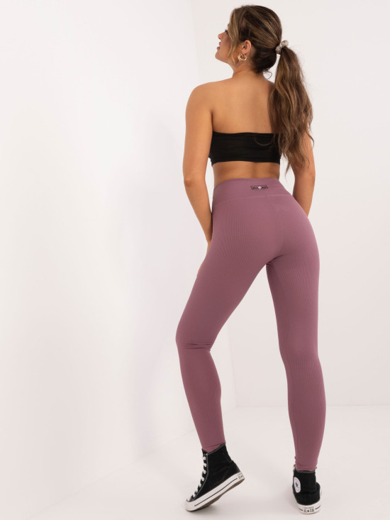 Stílusos leggings sötét rózsaszínben
