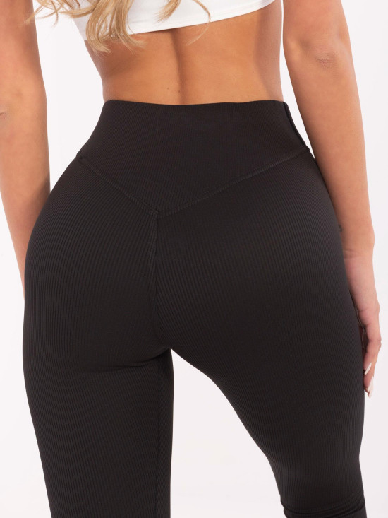 Stílusos fekete leggings