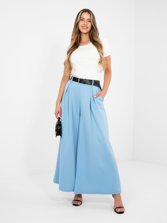 Fehér színűi bordázott pamut blúz rövid ujjakkal