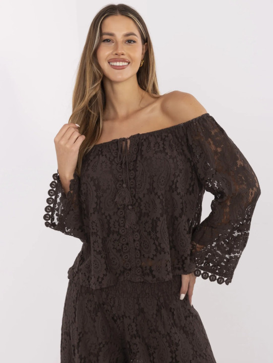 Elegáns boho stílusú blúz