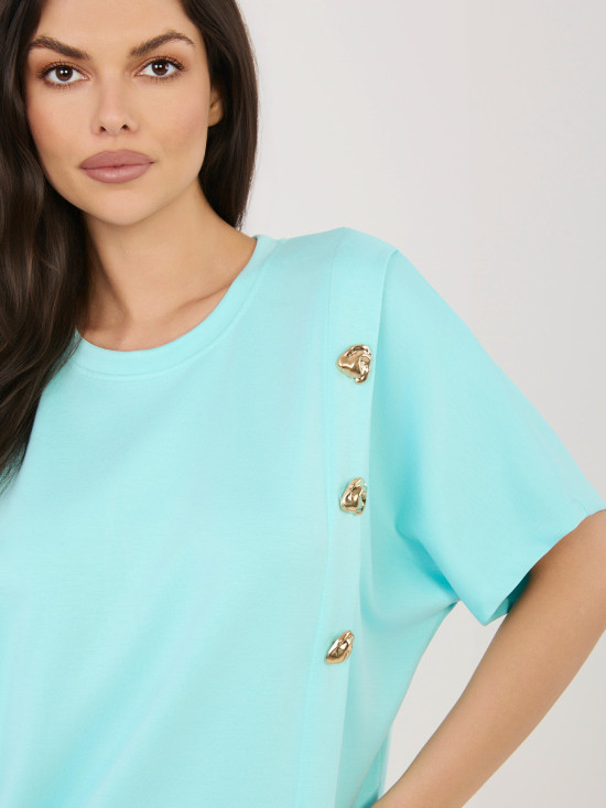 Mentazöld színű női szett megkötővel