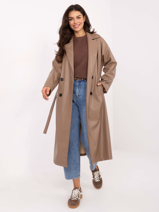 Női kék carrot fazonú magas derekú farmer nadrág övvel