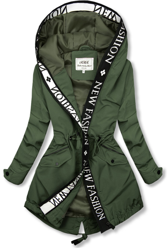 Olívazöld színű parka FASHION