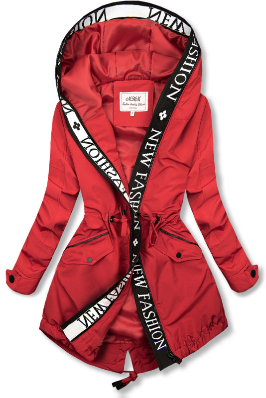Piros színű parka FASHION