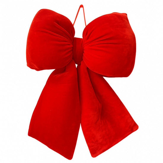 Piros karácsonyi masni 29x33 cm