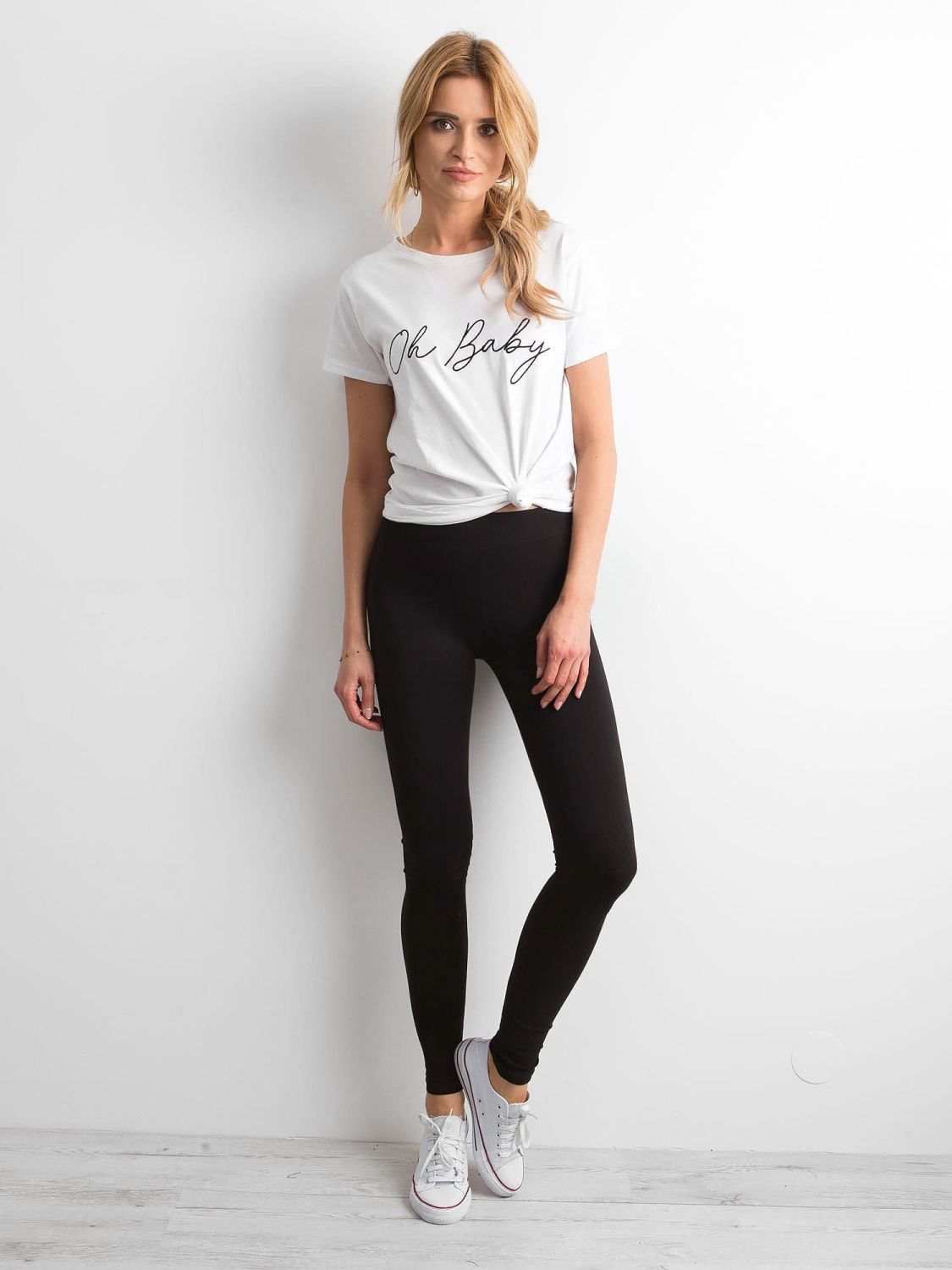 Fekete színű Basic Leggings