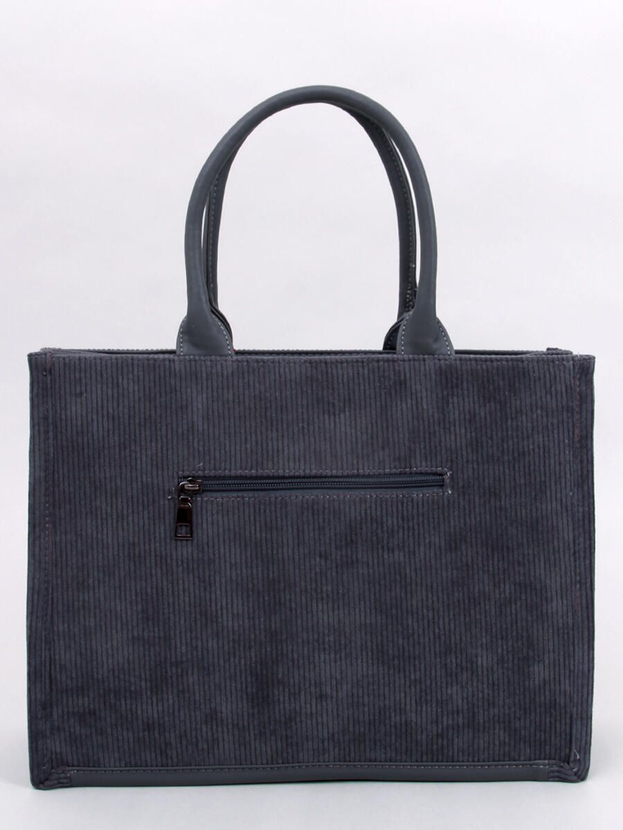 Női shopper táska - sötétszürke színű