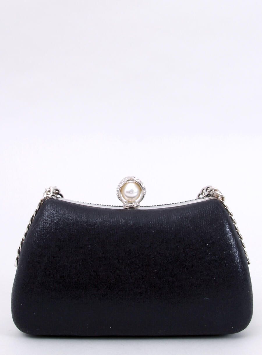 Alkalmi clutch kézitáska - fekete színű