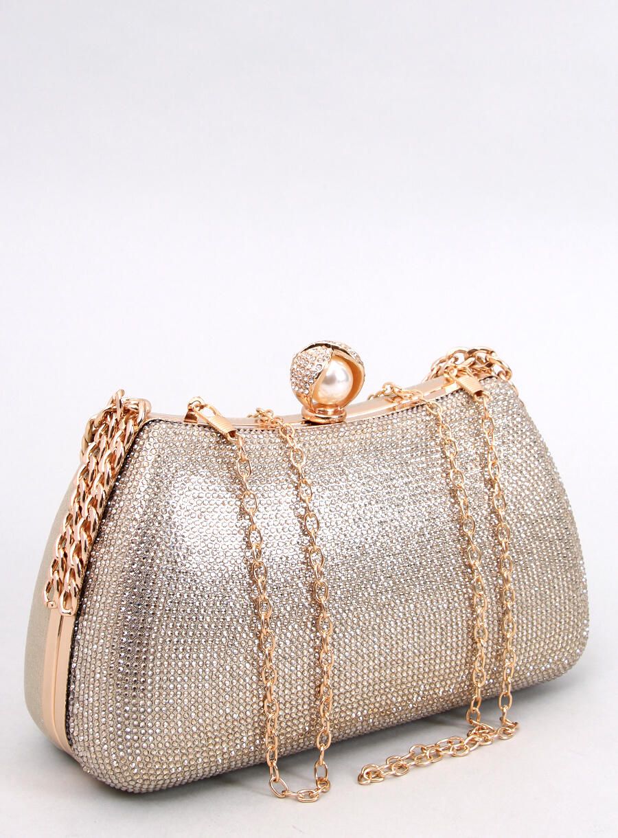Alkalmi clutch kézitáska - arany színű