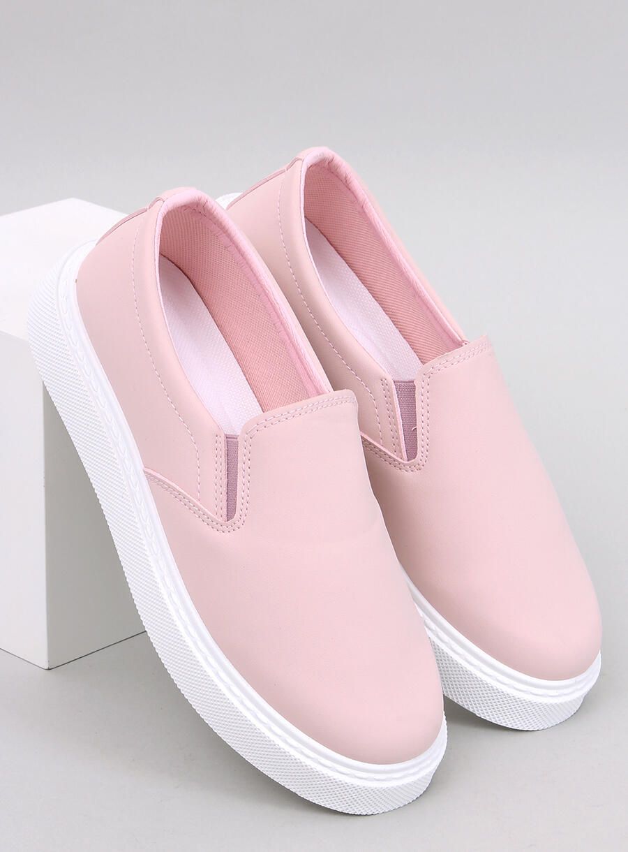 Slip-on női tornacipő - világos rózsaszínű