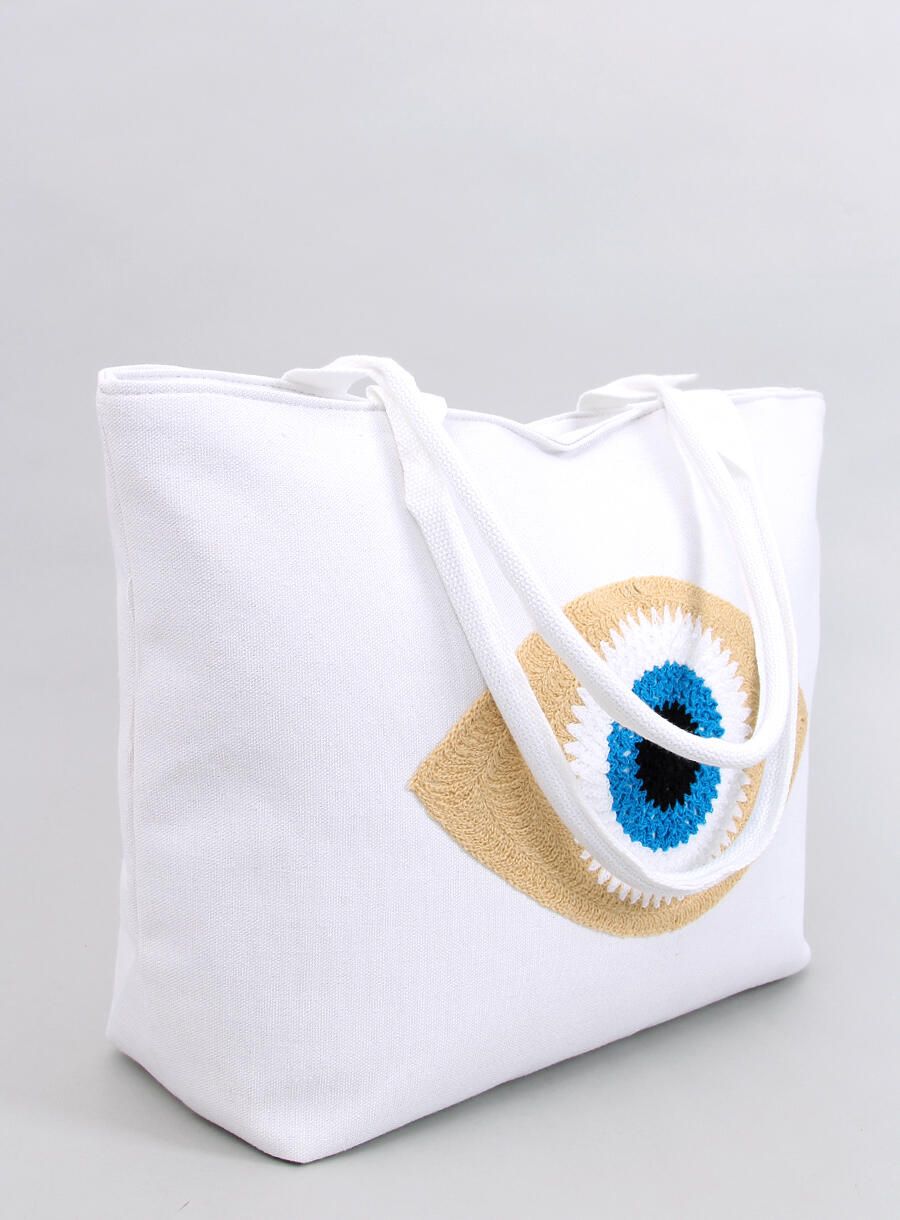 Fehér színű strandtáska EYE