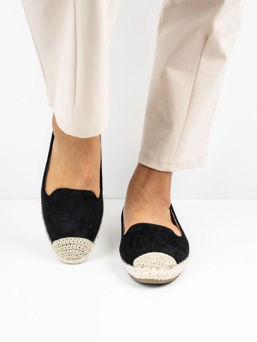 Fekete színű espadrilles SARDINIA