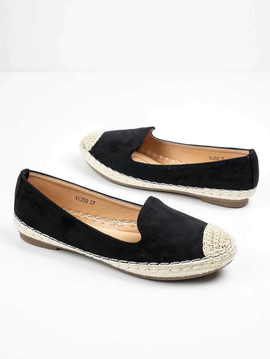 Fekete színű espadrilles SARDINIA