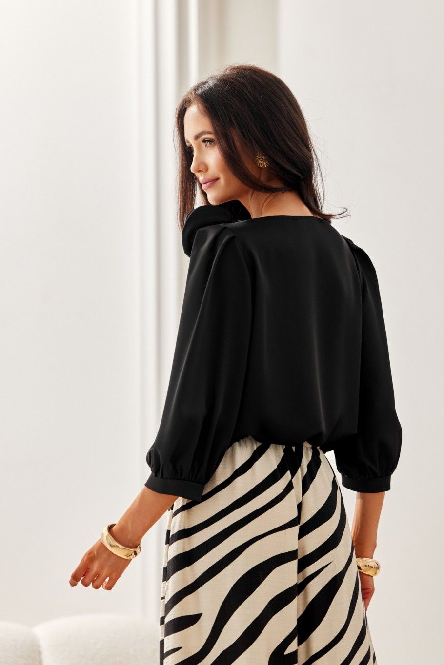 Giana fekete színű blúz