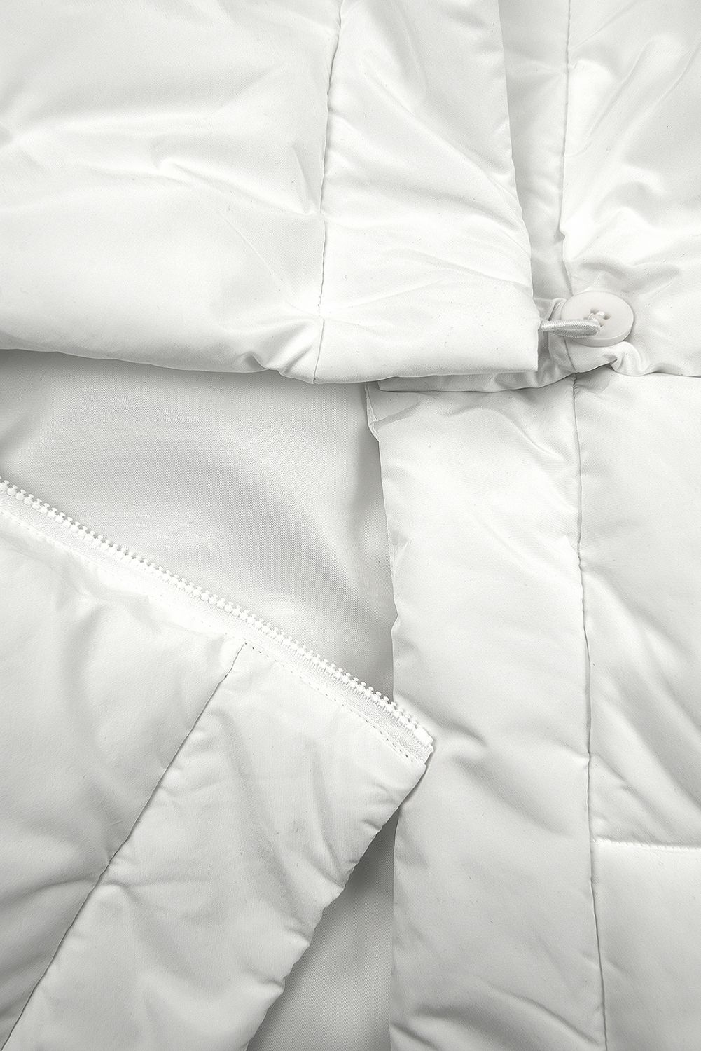 Fehér színű téli kabát 2 az 1-ben