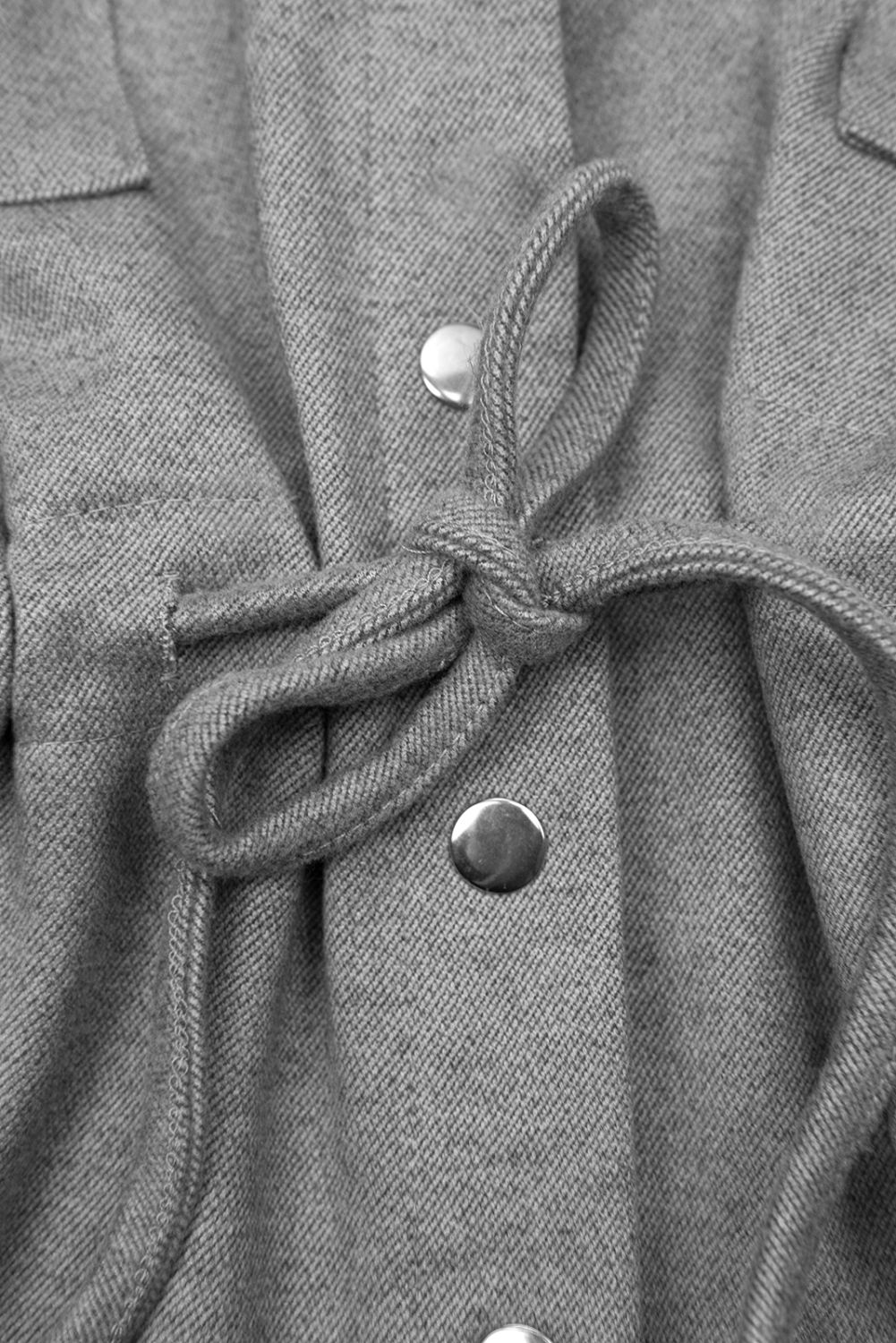 Szürke színű meleg ingruha