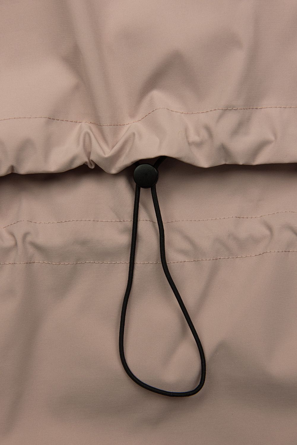 Vintage rózsaszínű tavaszi parka állítható derékkal