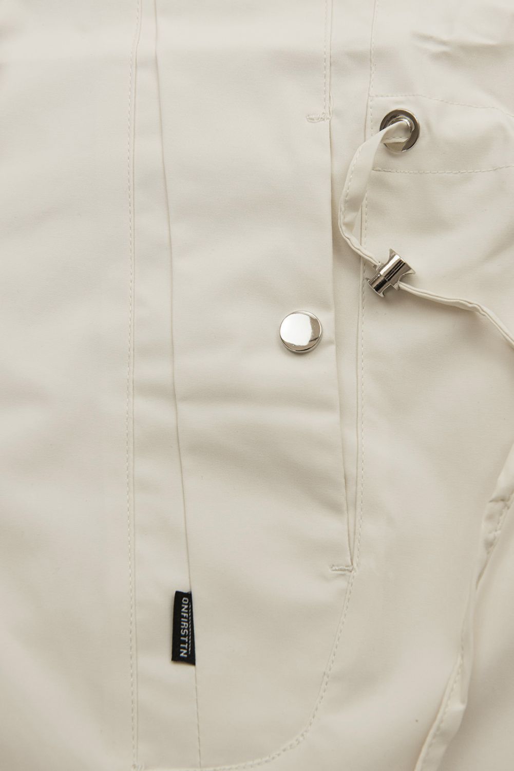 Krémszínű parka tavaszra/őszre