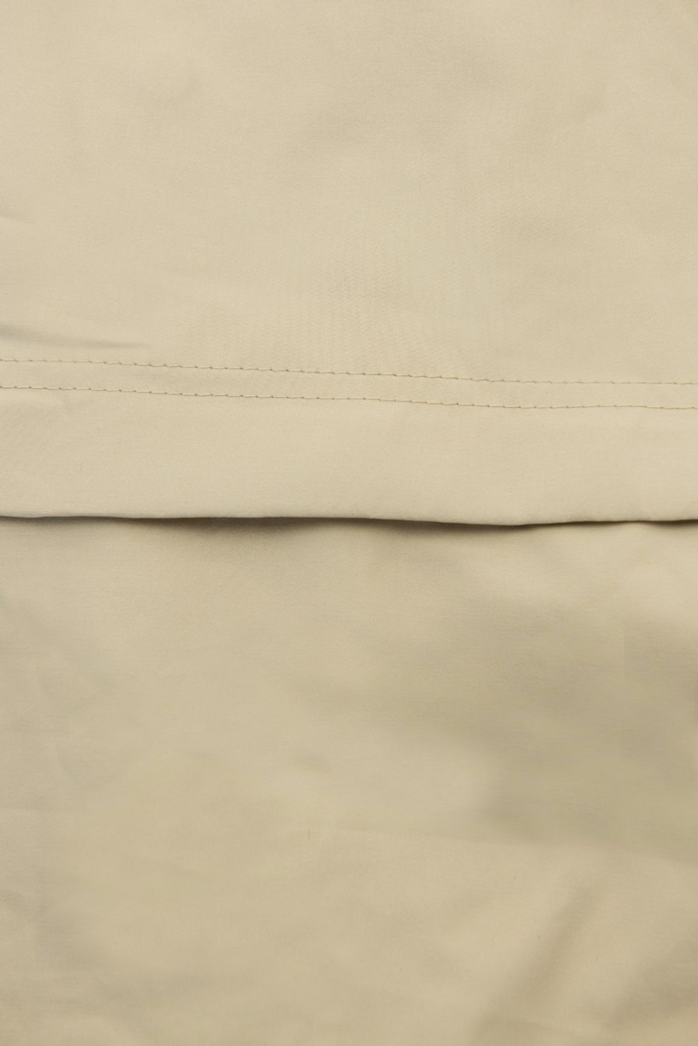 Bézs színű tavaszi parka nagy kapucnival