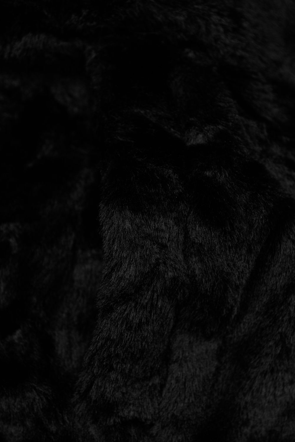 Fekete színű kifordítható téli kabát