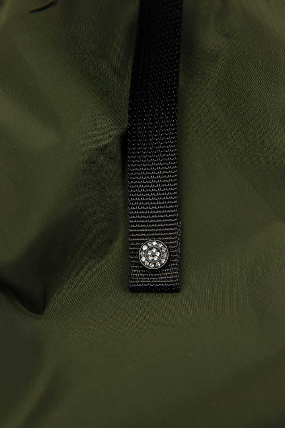 Khaki színű átmeneti köpeny/parka