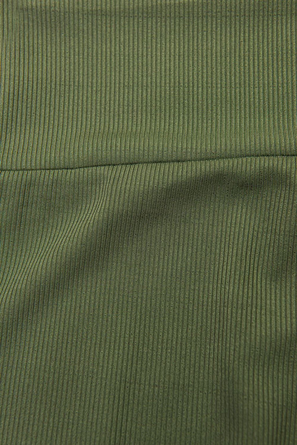 Zöld színű rovátkolt leggings