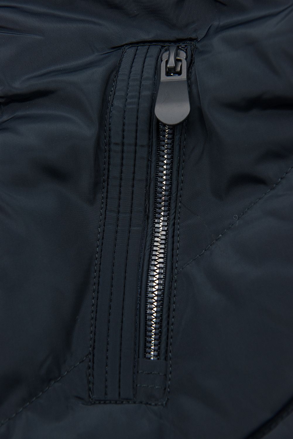 Steppelt átmeneti kabát - sötétkék színű