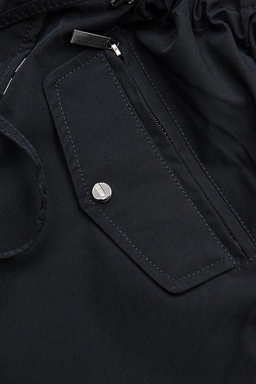 Kifordítható átmeneti parka - sötétkék/pepita