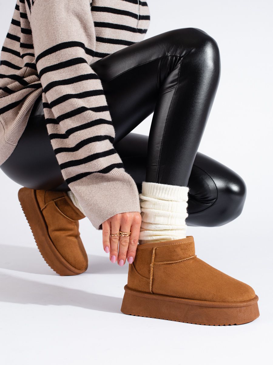 Téli alacsony hótaposó - barna színű