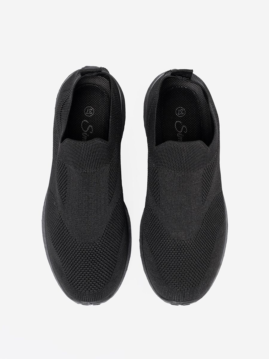 Fekete színű slip-on tornacipő