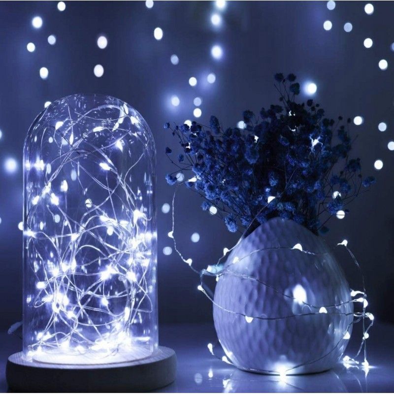 Karácsonyi fényfüzér – 200 LED, 20 m, fehér