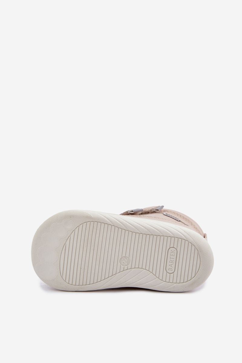 Bézs színű bőr barefoot hótaposó