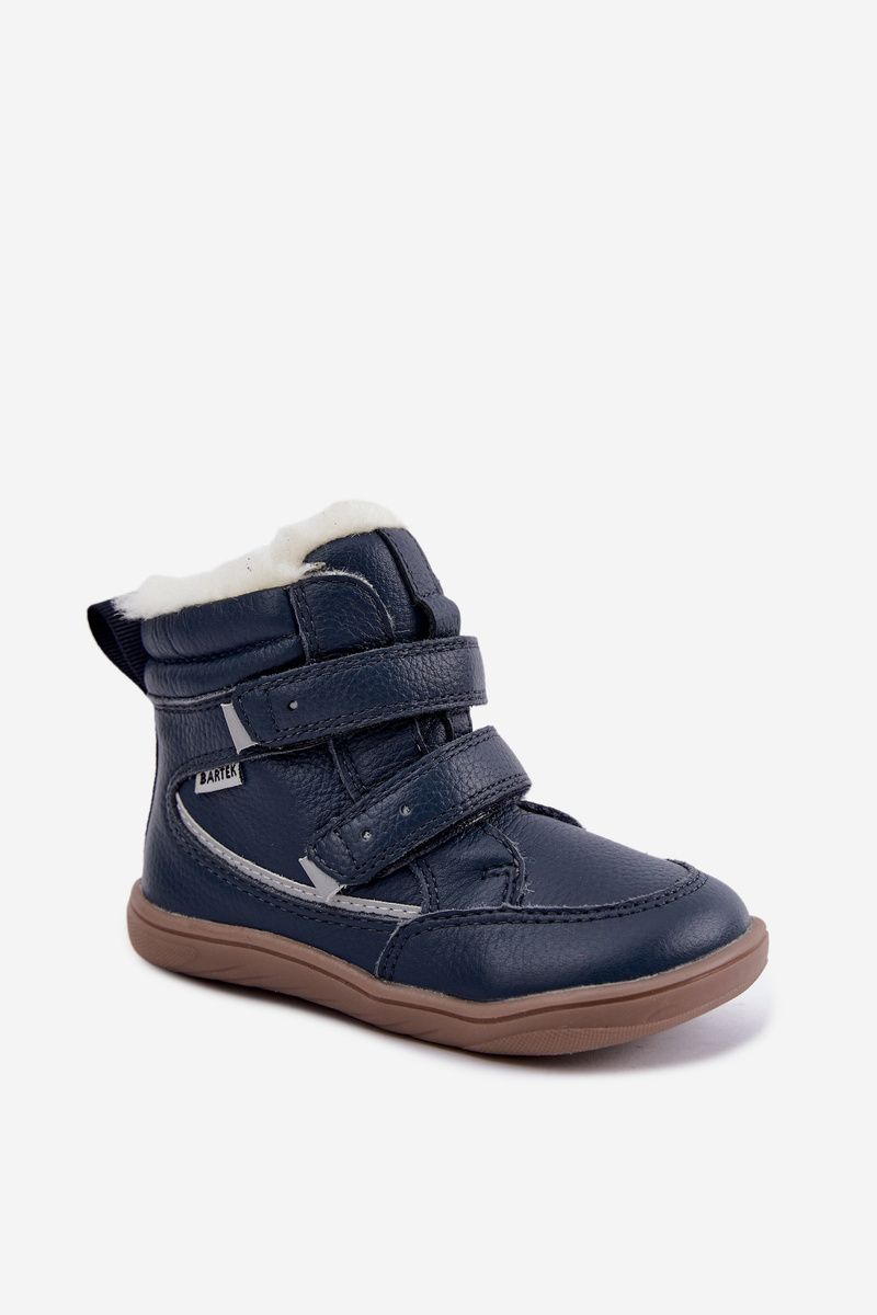 Kék bőr barefoot hócipő