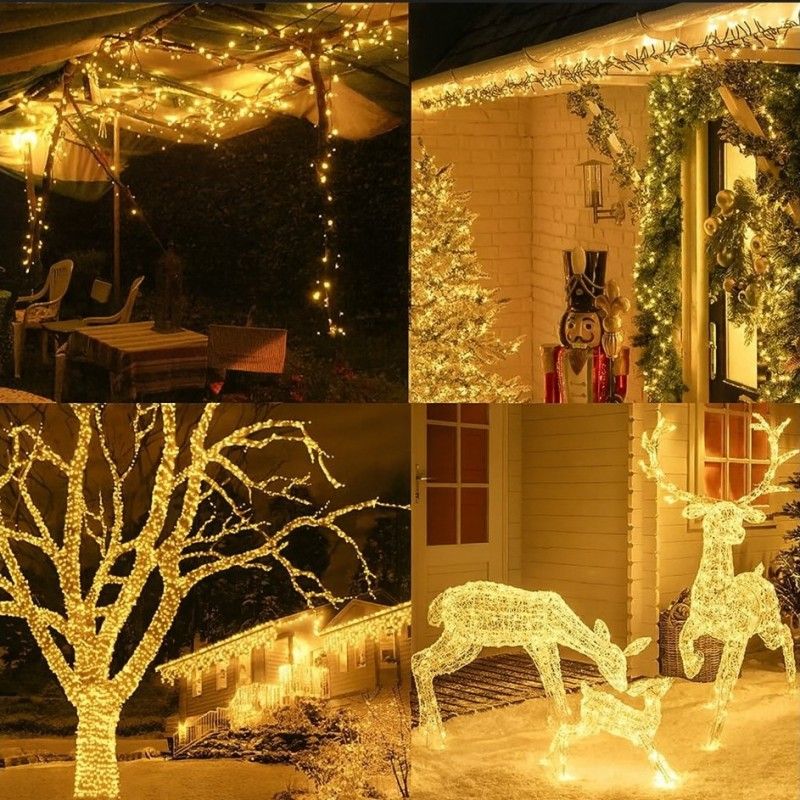 Karácsonyi fényfüzér – 500 LED, 50 m, meleg fehér