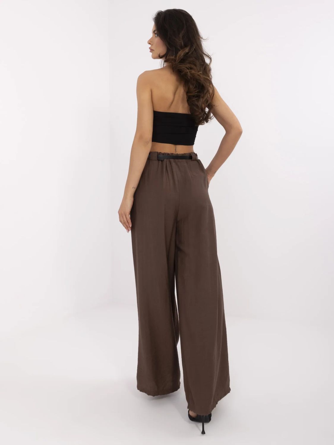 Barna színű palazzo nadrág
