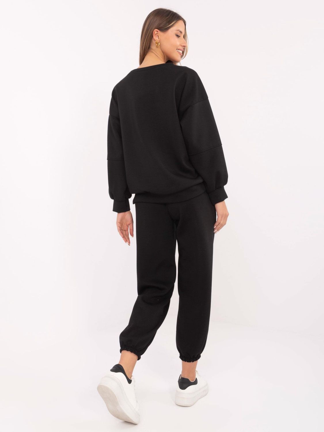 Stílusos fekete színű szett