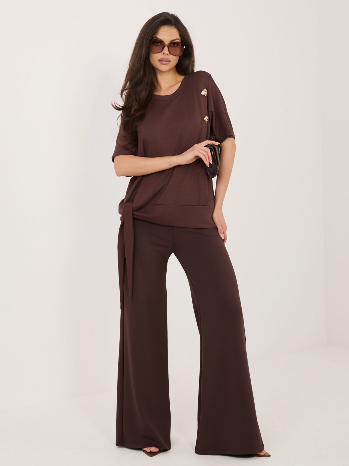 Női szett barna színben