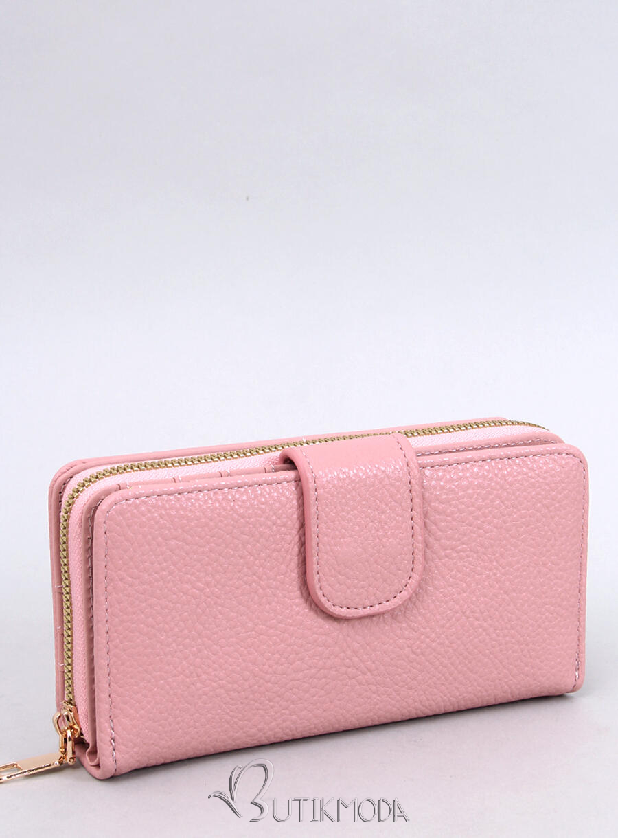 Női pénztárca BELLA - világos rózsaszínű