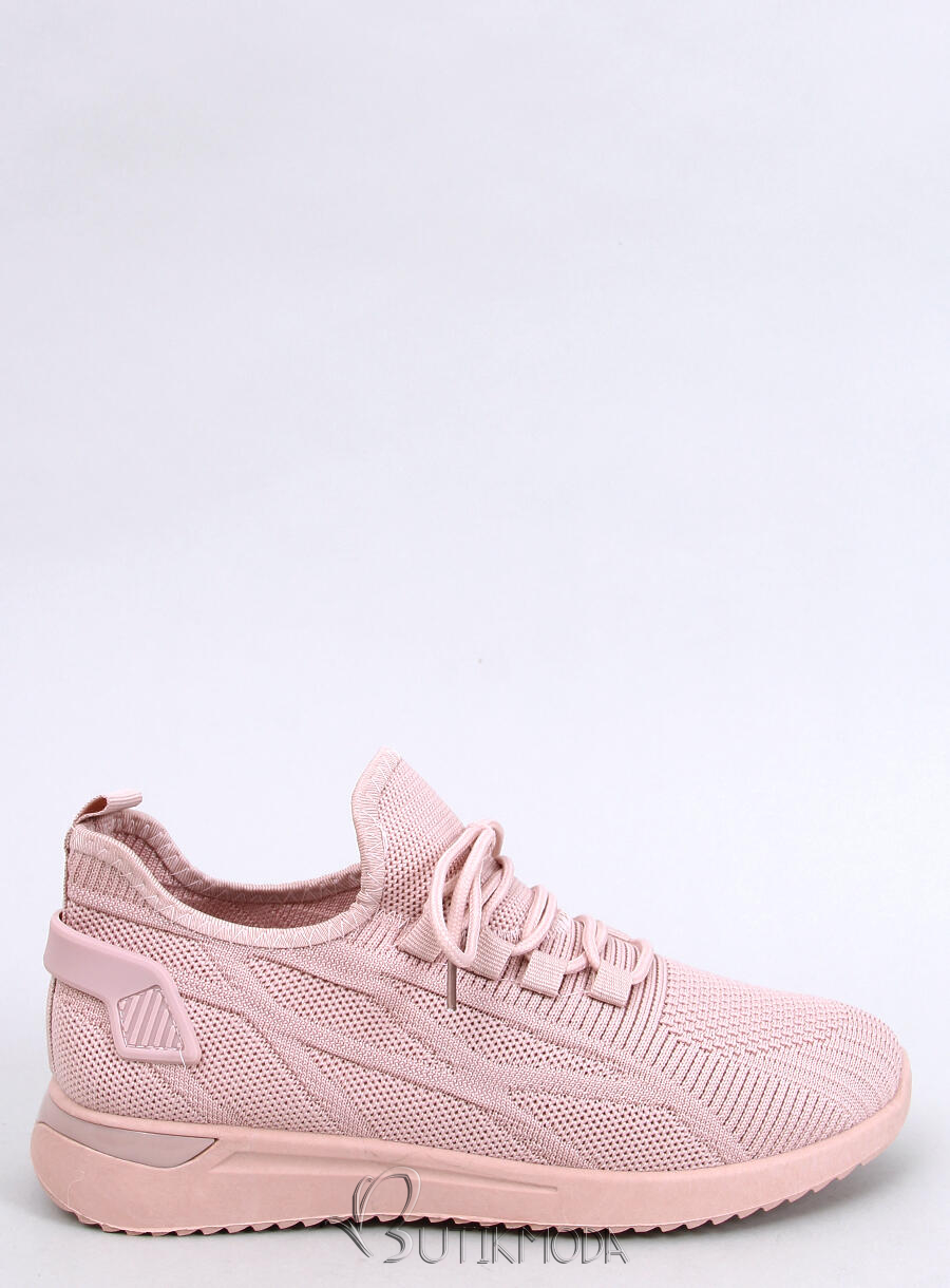 Elasztikus tornacipő - világos rózsaszínű