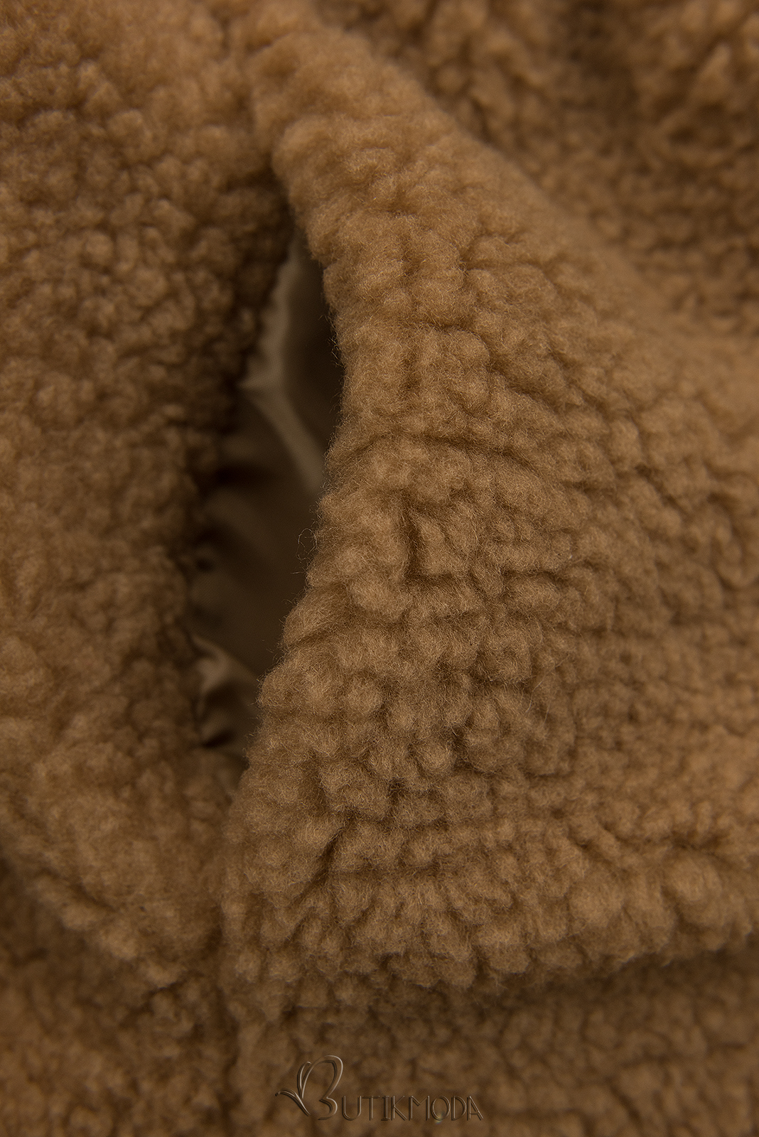 Camel barna színű teddy ing