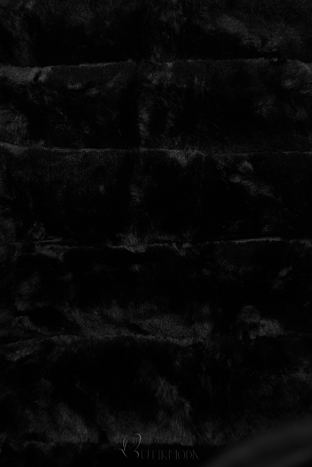 Kifordítható bélelt dzseki - fekete színű