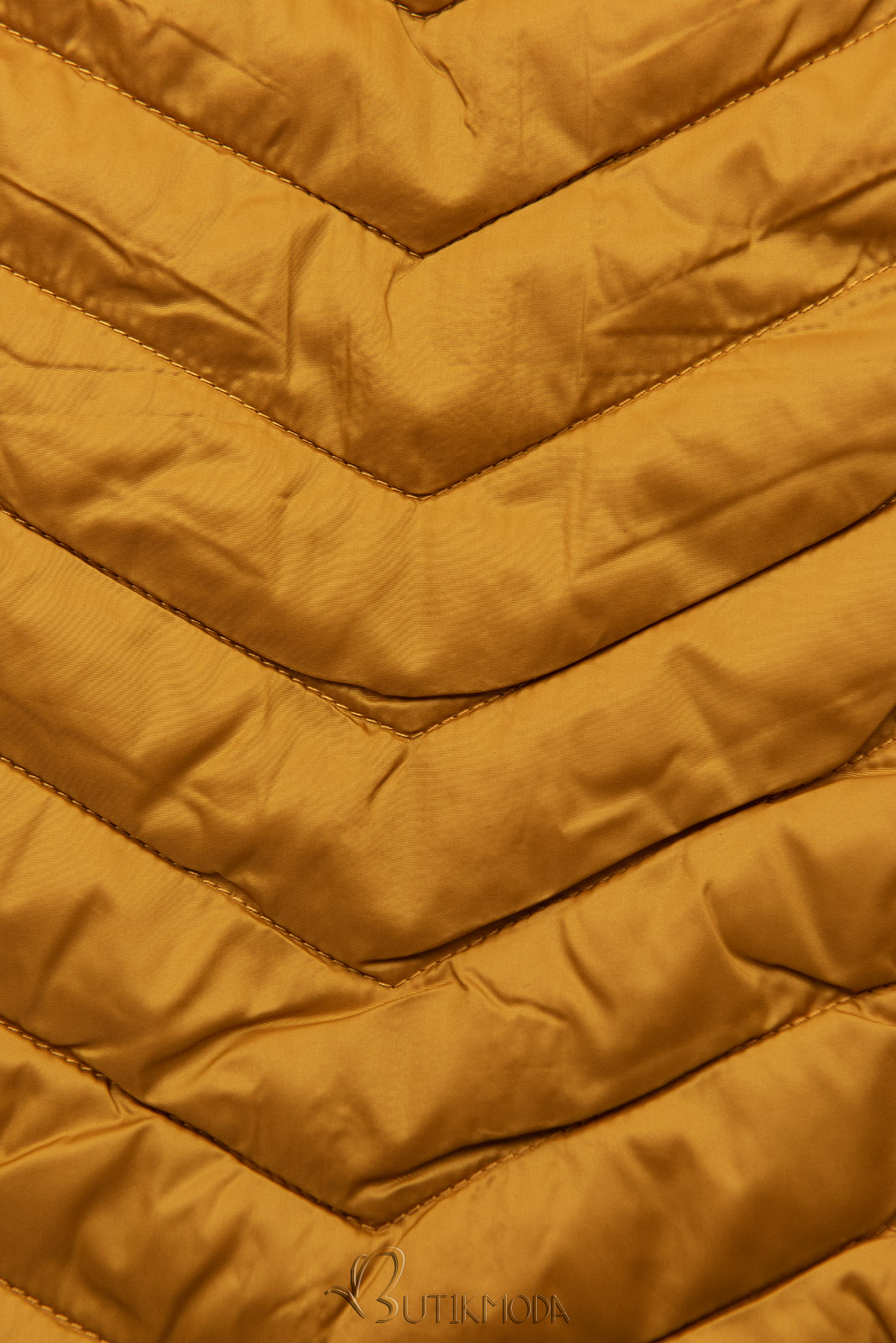 Könnyű átmeneti dzseki - mustársárga színű