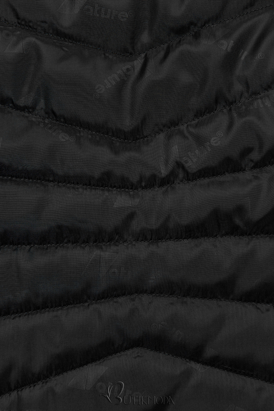 Steppelt könnyű dzseki - fekete színű